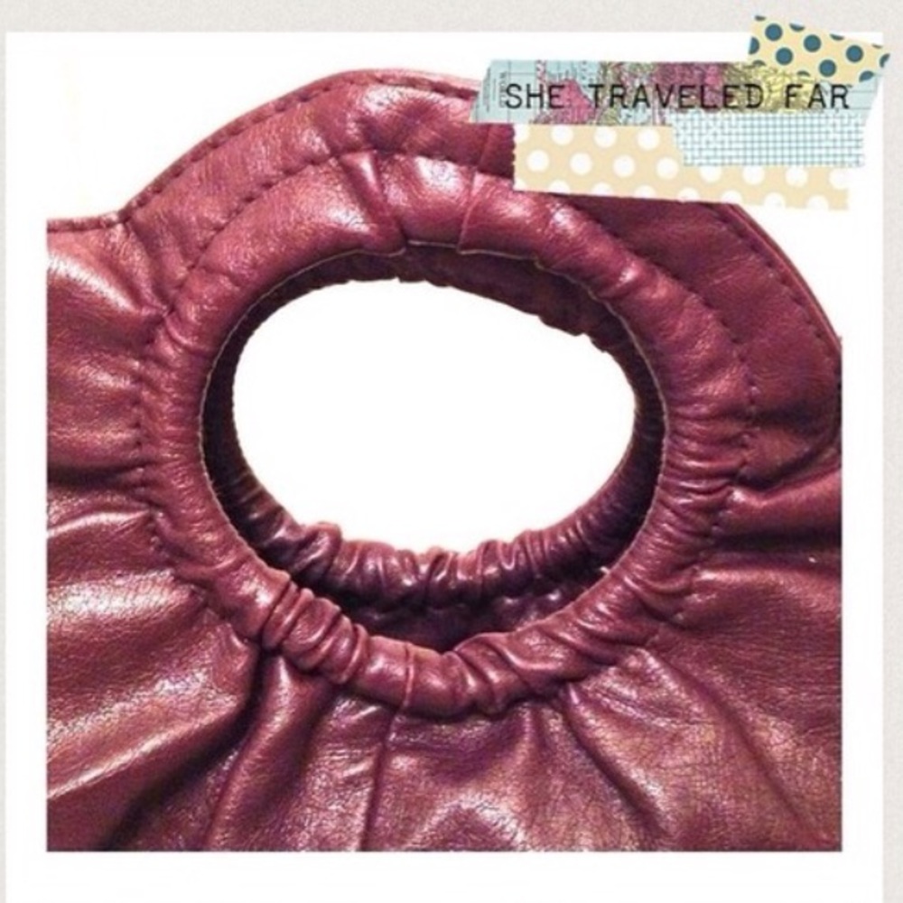 Chic Purple Boutique Clutch Handbag Purse